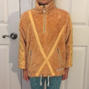 Dark yellow fleece